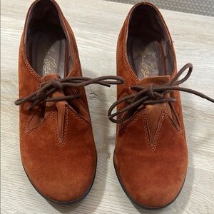 Miz Mooz Women's Brown Suede Shoes